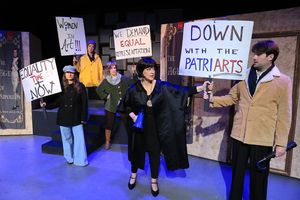 Amy Goldring, Amy Earhart, Michelle McGregor, Kathi Chaplar, and Hudson Long Photo