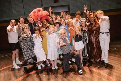 Frankie Grande and the cast of Stranger Things: The First Shadow Photo