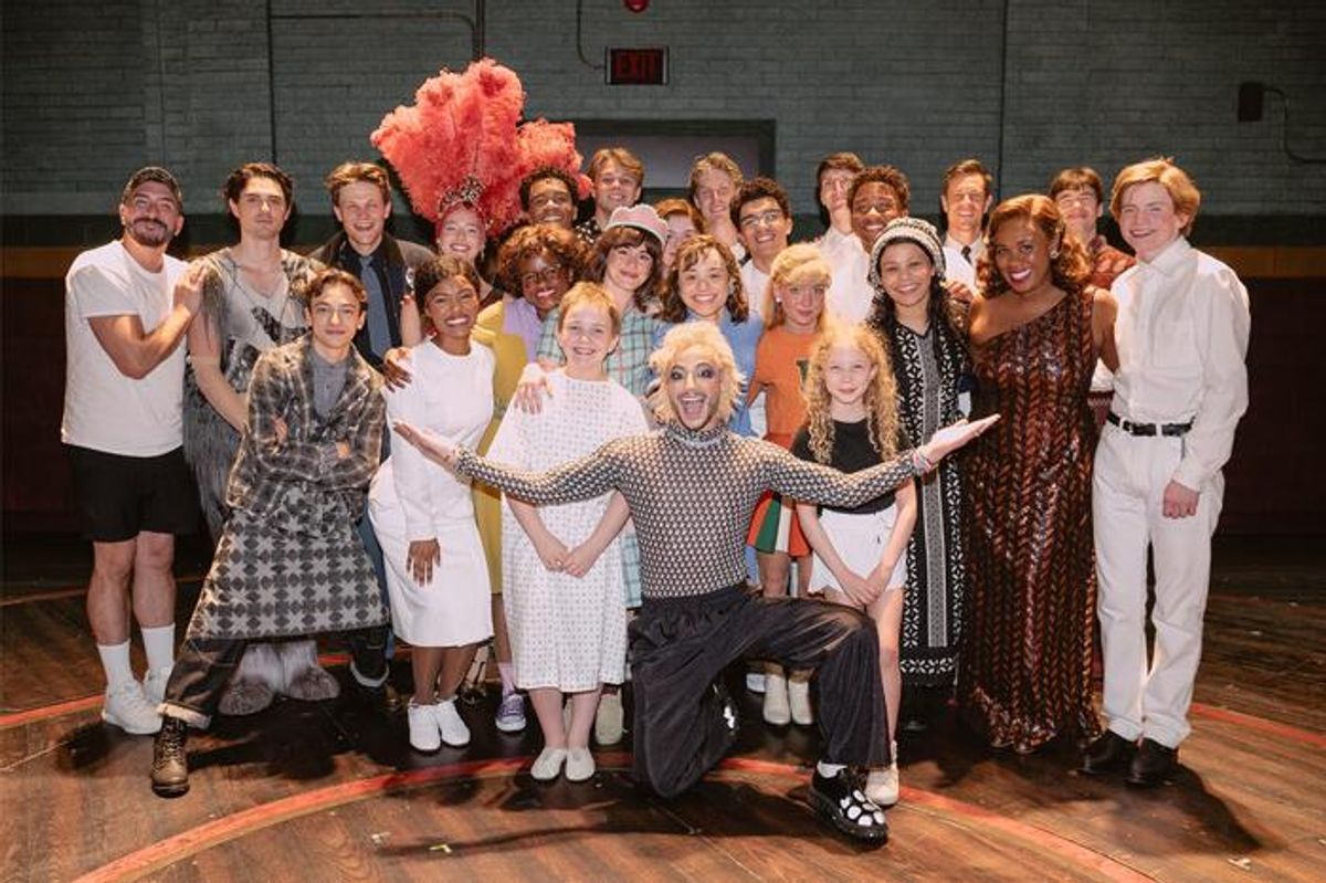 Frankie Grande and the cast of Stranger Things: The First Shadow at 