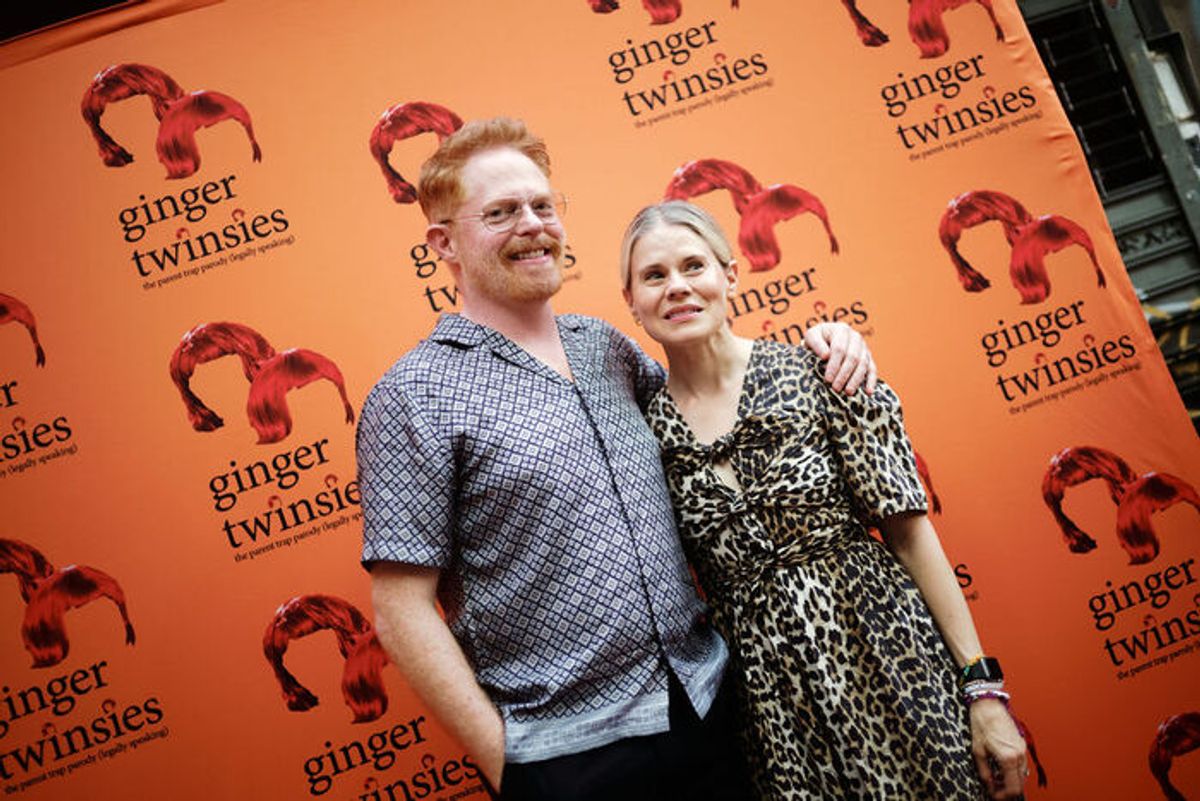 Jesse Tyler Ferguson and Celia Keenan Bolger  at 