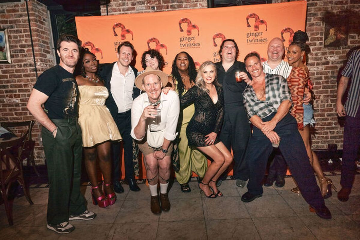 Elaine Hendrix, Kevin Zak, and Cast of Ginger Twinsies at 