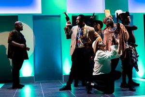 Eddie Weaver, Javar La’Trail Parker,
Barry Westmoreland, Chris McKnight, Clinton Harris, Jonathan Bryant @ BroadwayWorld Eddie Weaver, Javar La’Trail Parker,
Barry Westmoreland, Chris McKnight, Clinton Ha Photo