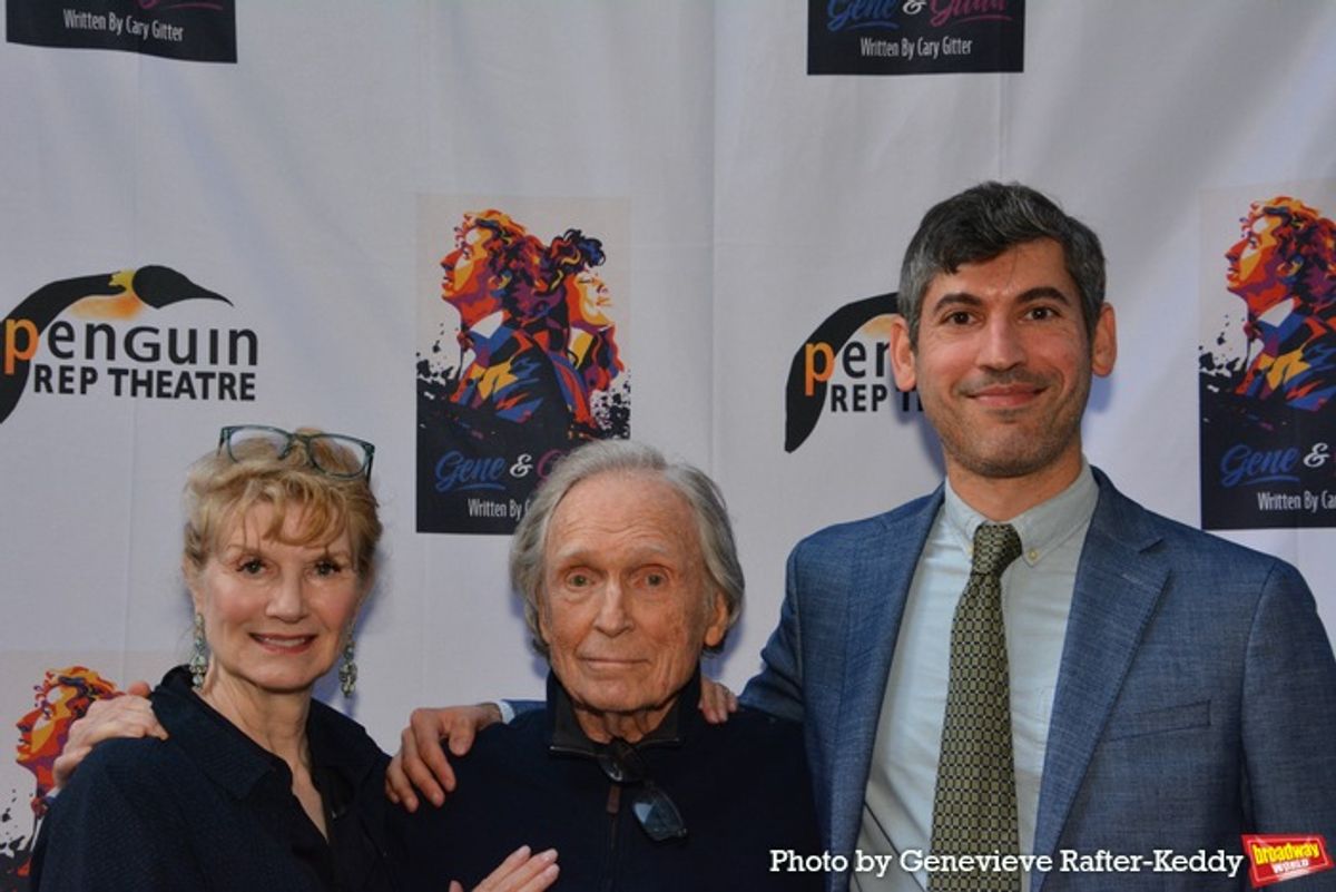 Martha Rogers, Dick Cavett and Cary Gitter at 