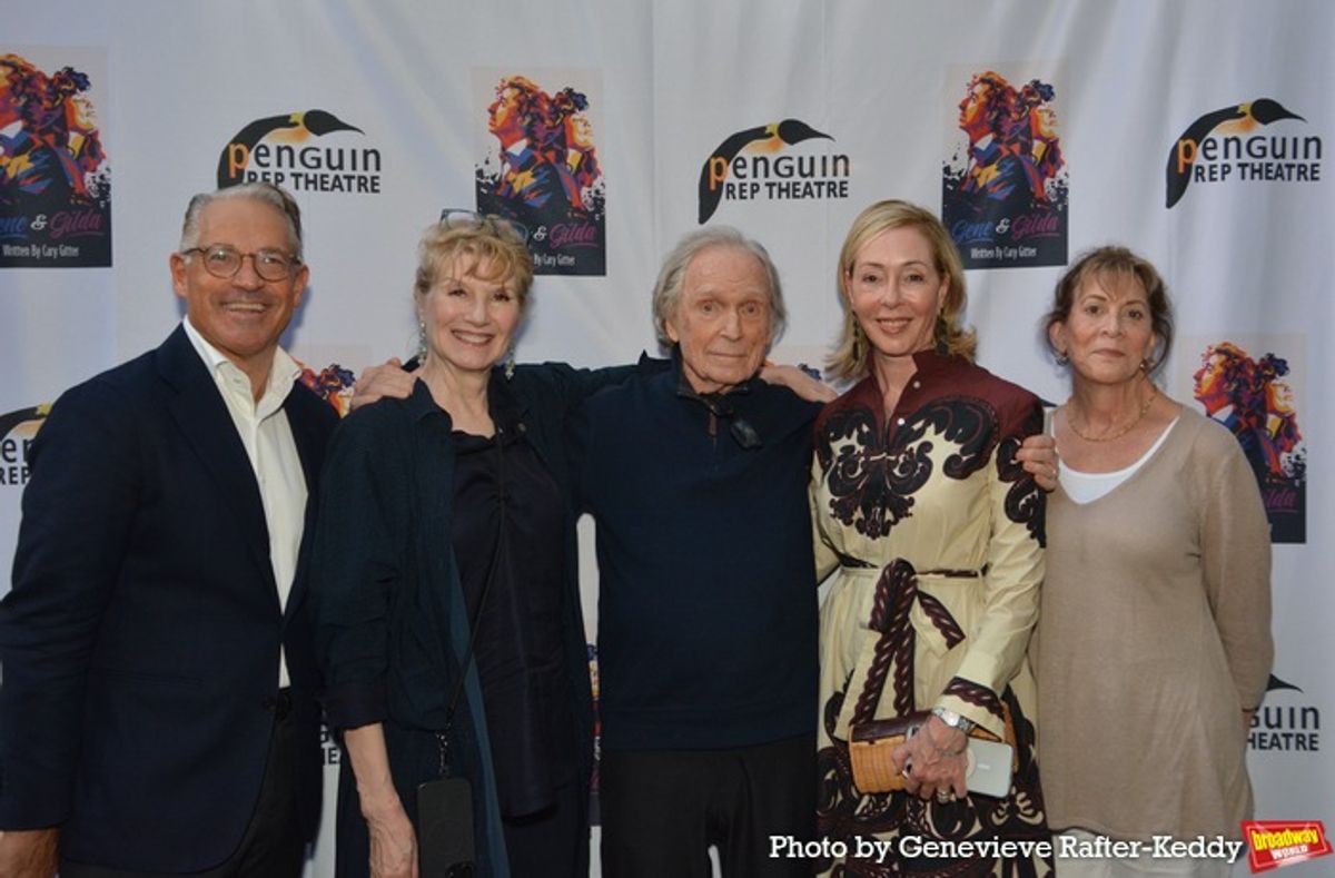 Eric Metaxas, Martha Rogers, Dick Cavettt, Susanne Metaxas at 