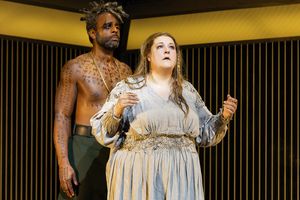Ryan Speedo Green (Wotan), Tamara Wilson (Bruunhilde), photo by Curtis Brown for the  Photo