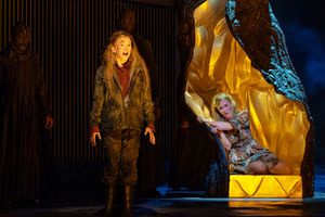 Mia Moore (Young Sieglinde), Vida Mikneviciute (Sieglinde), photo by Curtis Brown for Photo