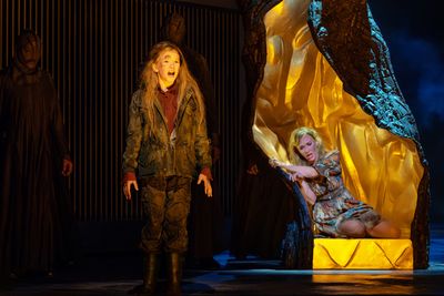 Mia Moore (Young Sieglinde), Vida Mikneviciute (Sieglinde), photo by Curtis Brown for Photo