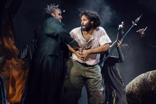Ryan Speedo Green (Wotan), Jamez McCorkle (Siegmund), photo by Curtis Brown for the S Photo