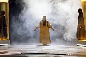 Tamara Wilson (Bruunhilde), photo by Curtis Brown for the Santa Fe Opera Photo