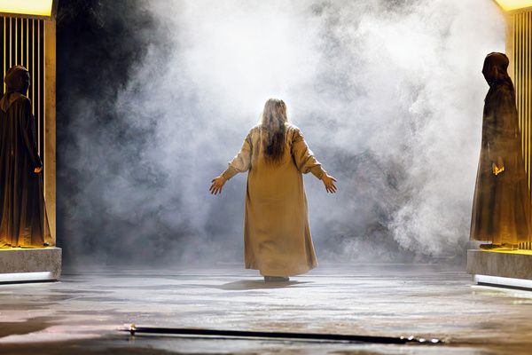 Tamara Wilson (Bruunhilde), photo by Curtis Brown for the Santa Fe Opera Photo