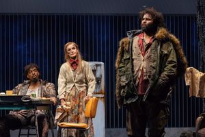 Soloman Howard (Hunding), Vida Mikneviciute (Sieglinde), Jamez McCorkle (Siegmund), p Photo