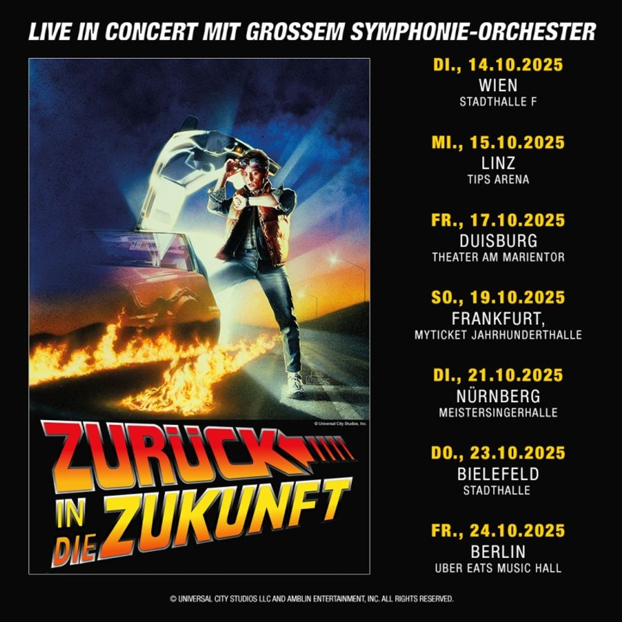 Previews: ZURÜCK IN DIE ZUKUNFT – IN CONCERT at Various Image