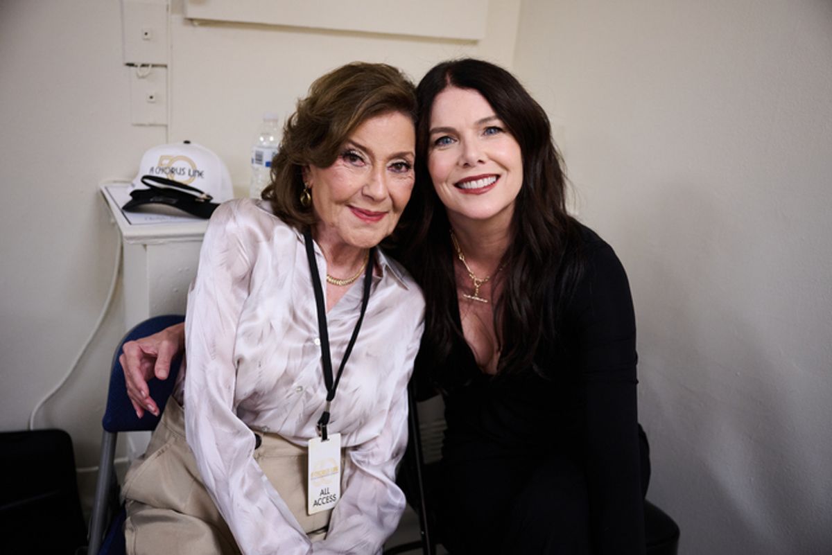 Kelly Bishop and Lauren Graham at 