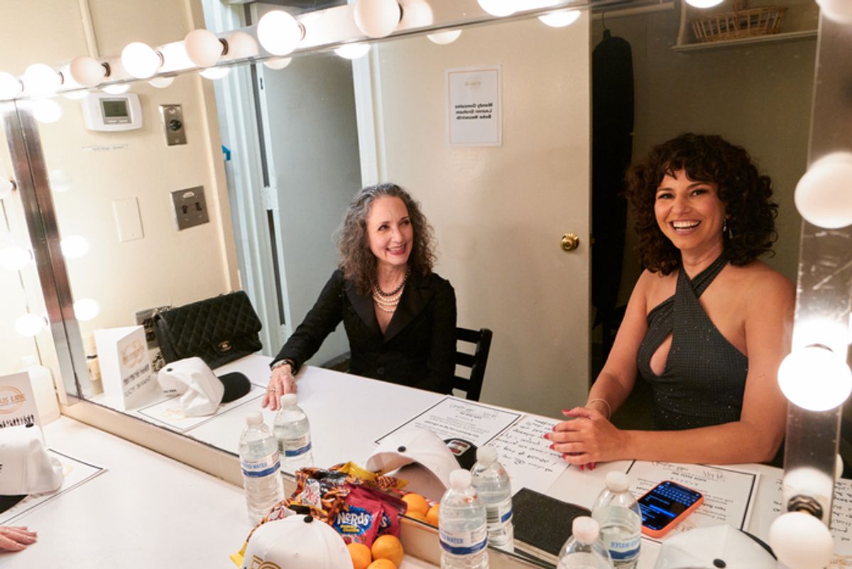Bebe Neuwirth and Mandy Gonzalez at 