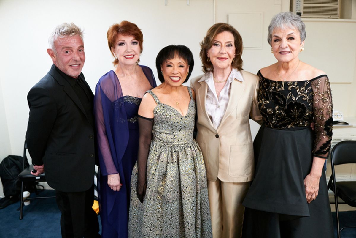 Wayne Cilento , Donna McKechnie , Baayork Lee, Kelly Bishop and Priscilla Lopez at 