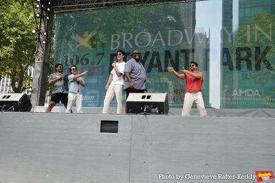 The cast of Aladdin that includes-Marcus M. Martin, Colt Prattes, Adi Roy, Jacob Ben- Photo