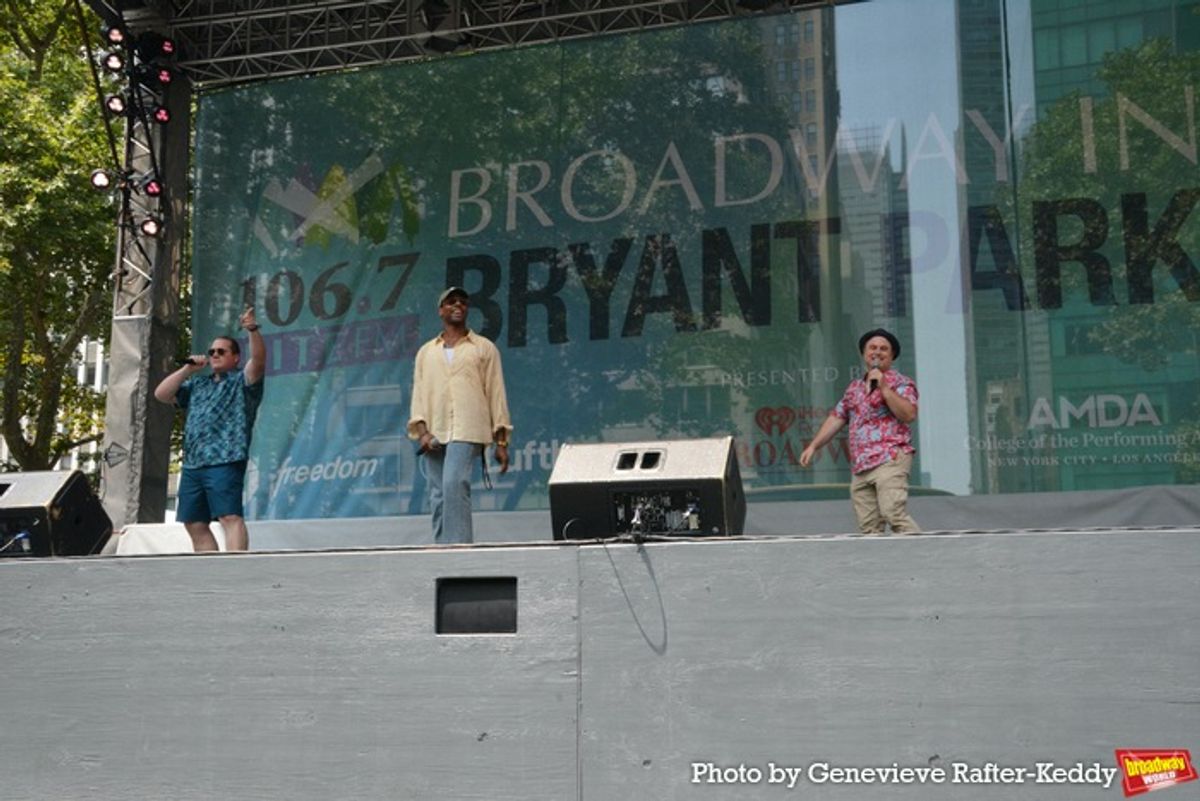 Ben Jeffrey, Vincent  Jamal Hooper and Jim Ferris at 