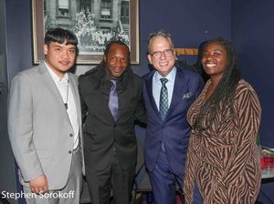 The Band, Jarien Jaramila, Mark McLean, Billy Stritch, music director, Jarien Jaramil Photo
