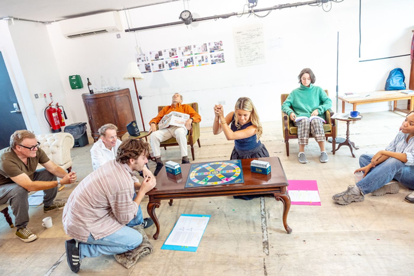 Photos: Inside Rehearsals for THE GATHERED LEAVES at Park Theatre  Image