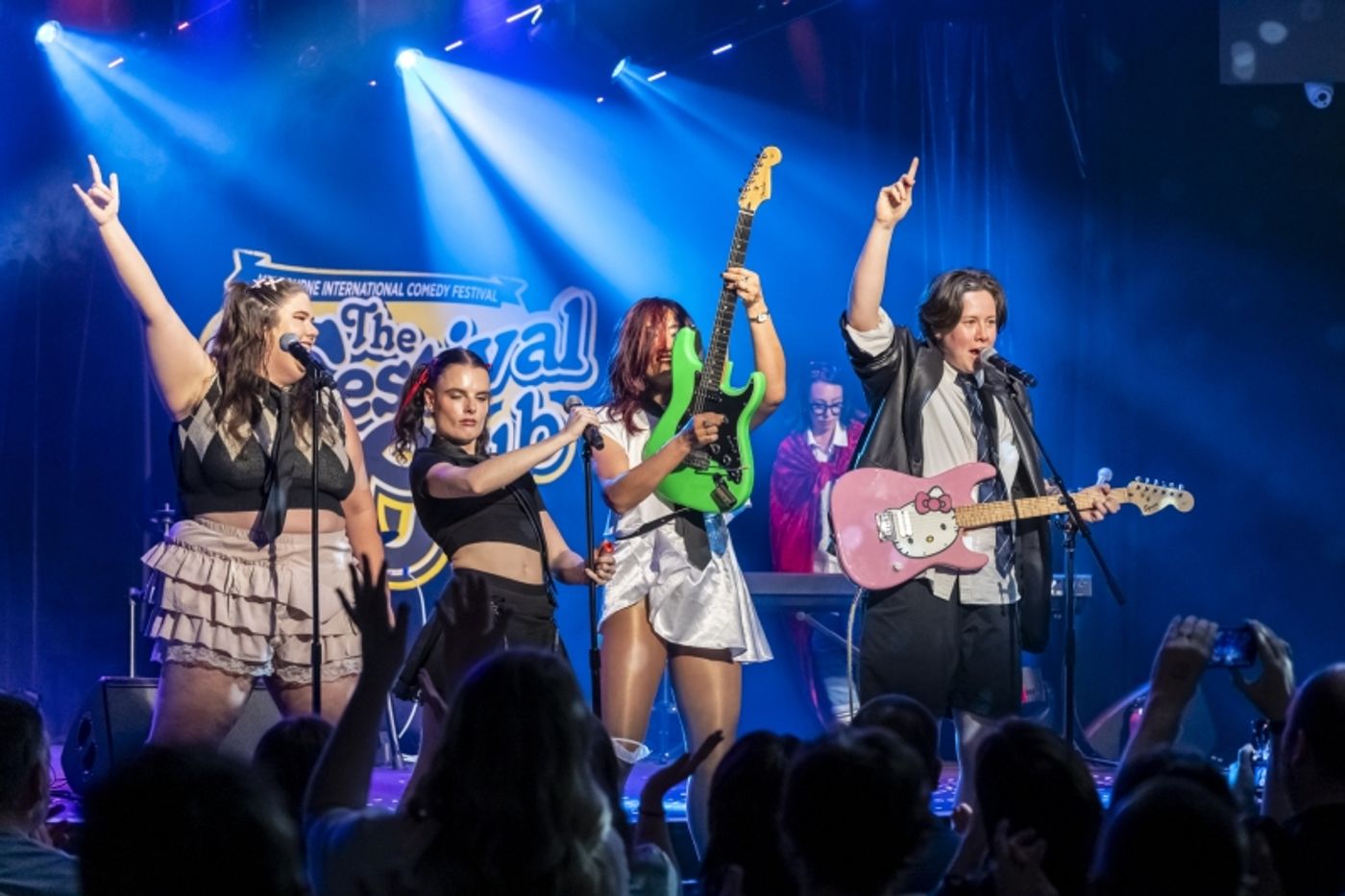 Comedians on Stage Auditioning for Musicals Fringe 2025