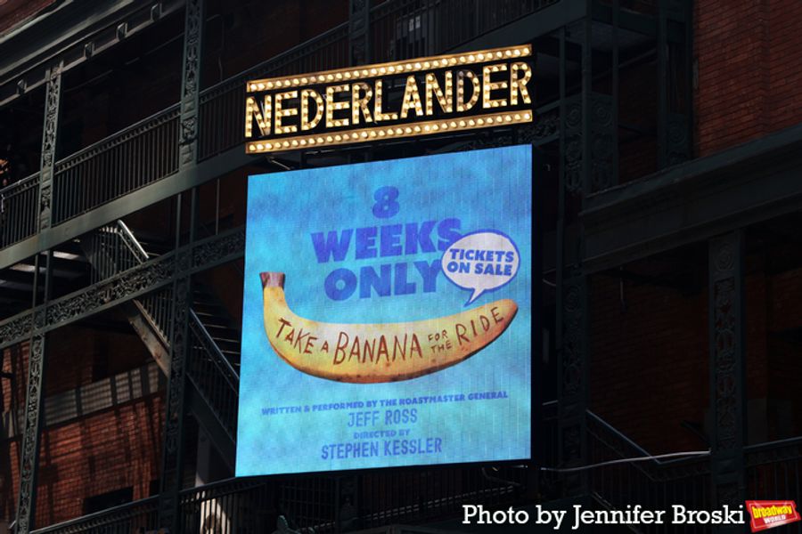 Up on the Marquee: JEFF ROSS: TAKE A BANANA FOR THE RIDE  Image
