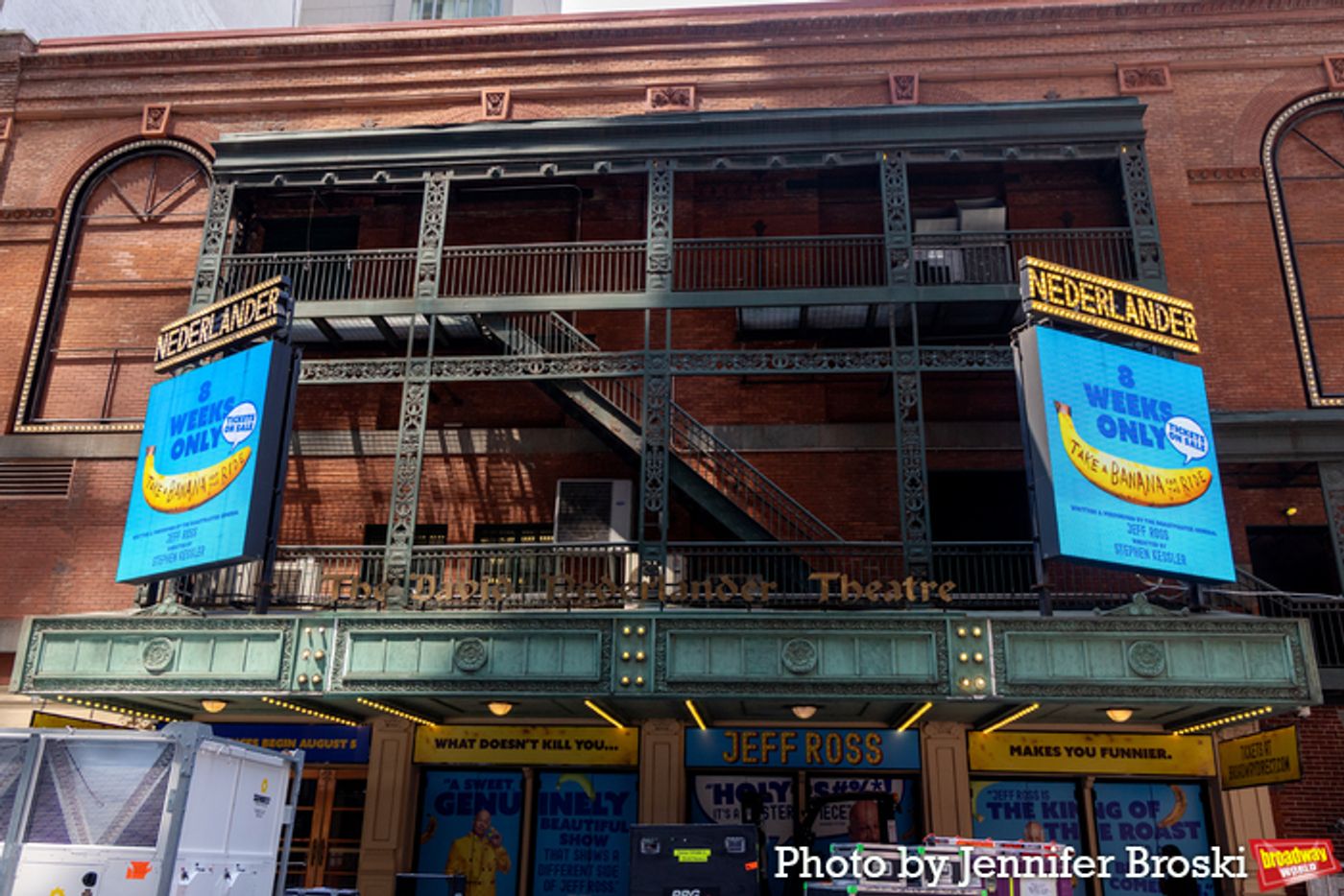 Up on the Marquee: JEFF ROSS: TAKE A BANANA FOR THE RIDE Up on the Marquee: JEFF ROSS: TAKE A BANANA FOR THE RIDE Image