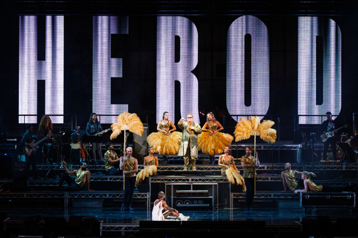 Cynthia Erivo, Josh Gad, and the cast of JESUS CHRIST SUPERSTAR at 