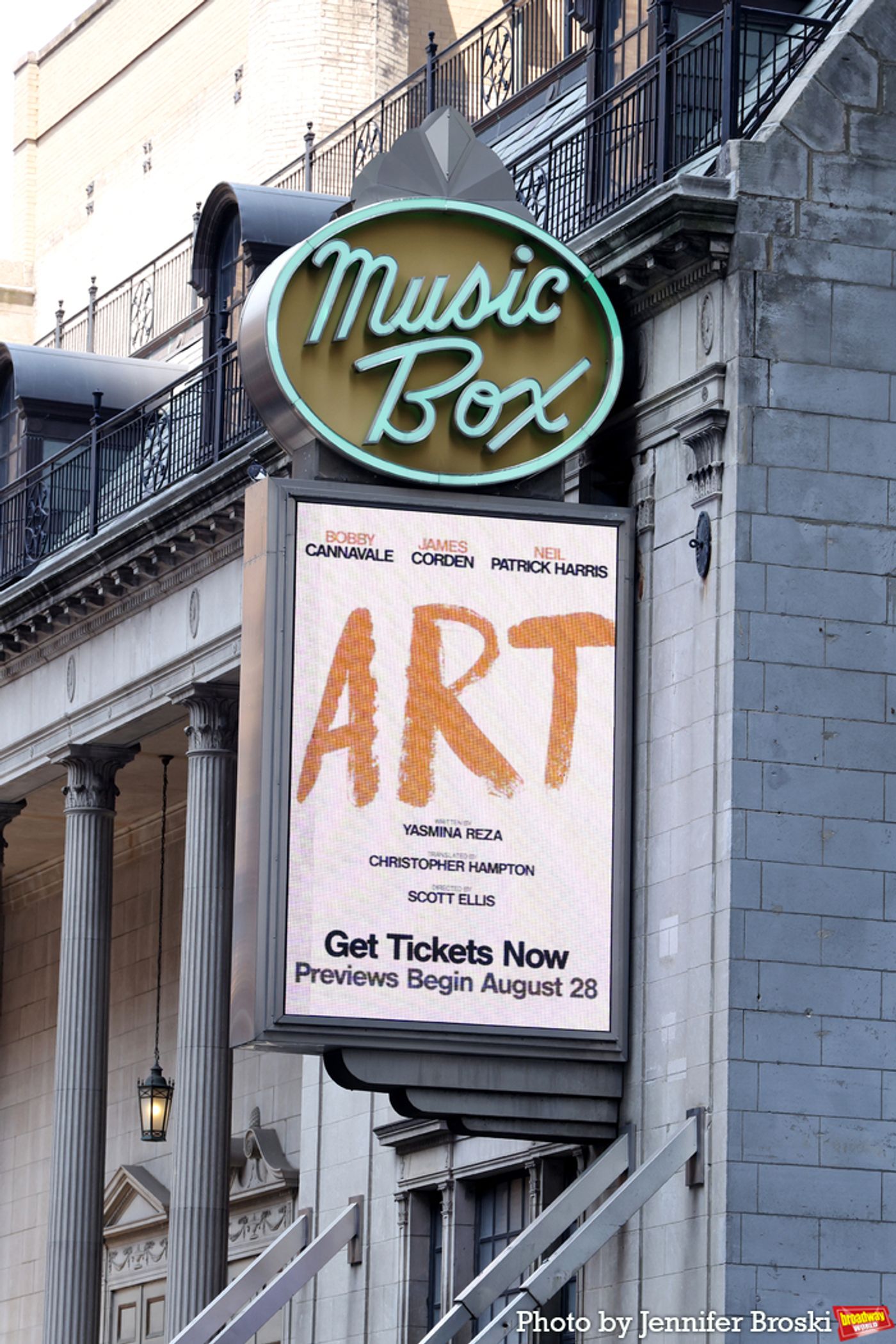 Up on the Marquee: ART Arrives on Broadway  Image
