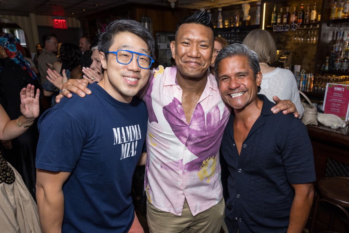 Raymond J. Lee, Albert Guerzon and Gerard Salvador at 