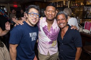 Raymond J. Lee, Albert Guerzon and Gerard Salvador Photo