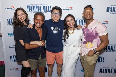 Robin Levine, Gerard Salvador, Raymond J. Lee, Catherine Ricafort and Albert Guerzon Photo