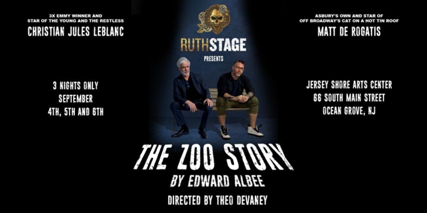 Interview: Matt de Rogatis and A ZOO STORY Presented by Ruth Stage 9/4 to 9/6  Image