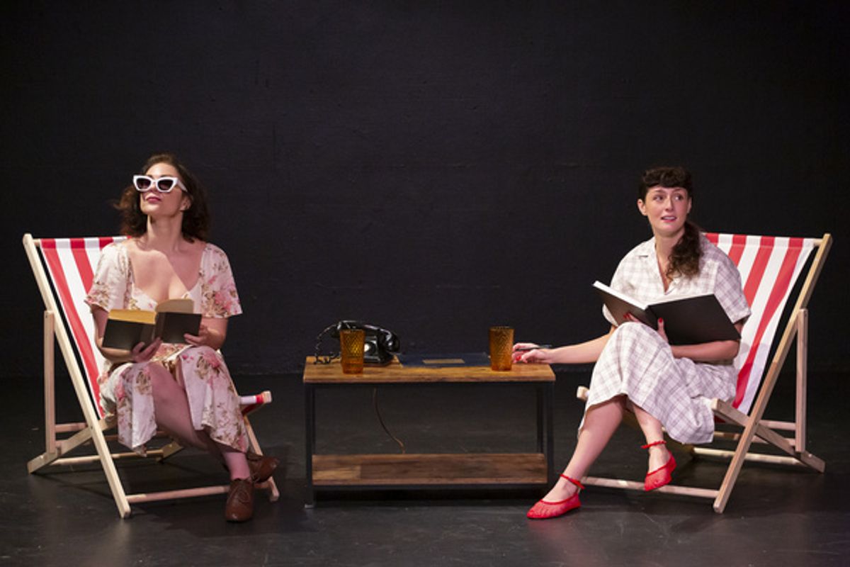 Ginger Kearns & Krysten Wagner in THE ANIMALS SPEAK. Photo by Hunter Canning. at 