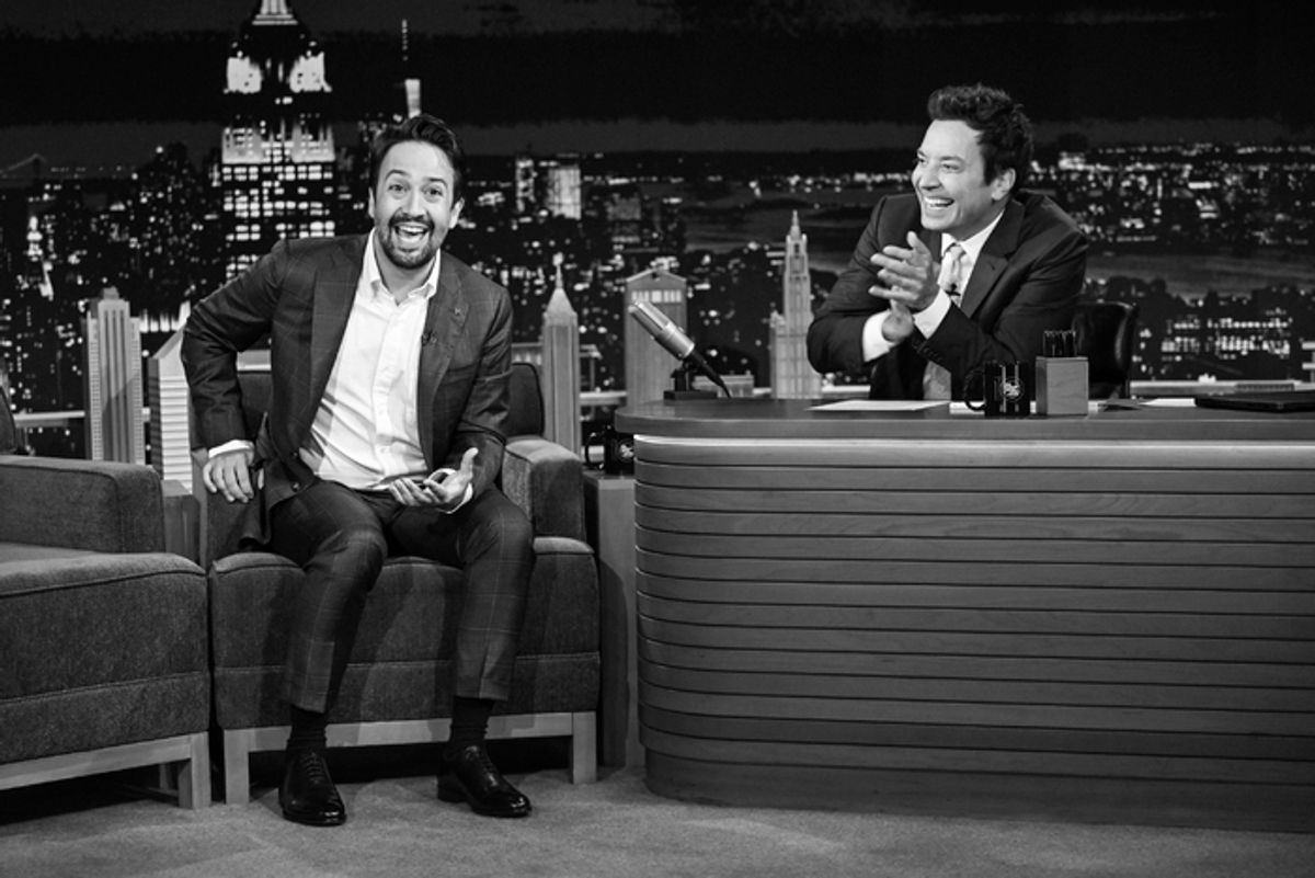 Jimmy Fallon, Lin-Manuel Miranda at 