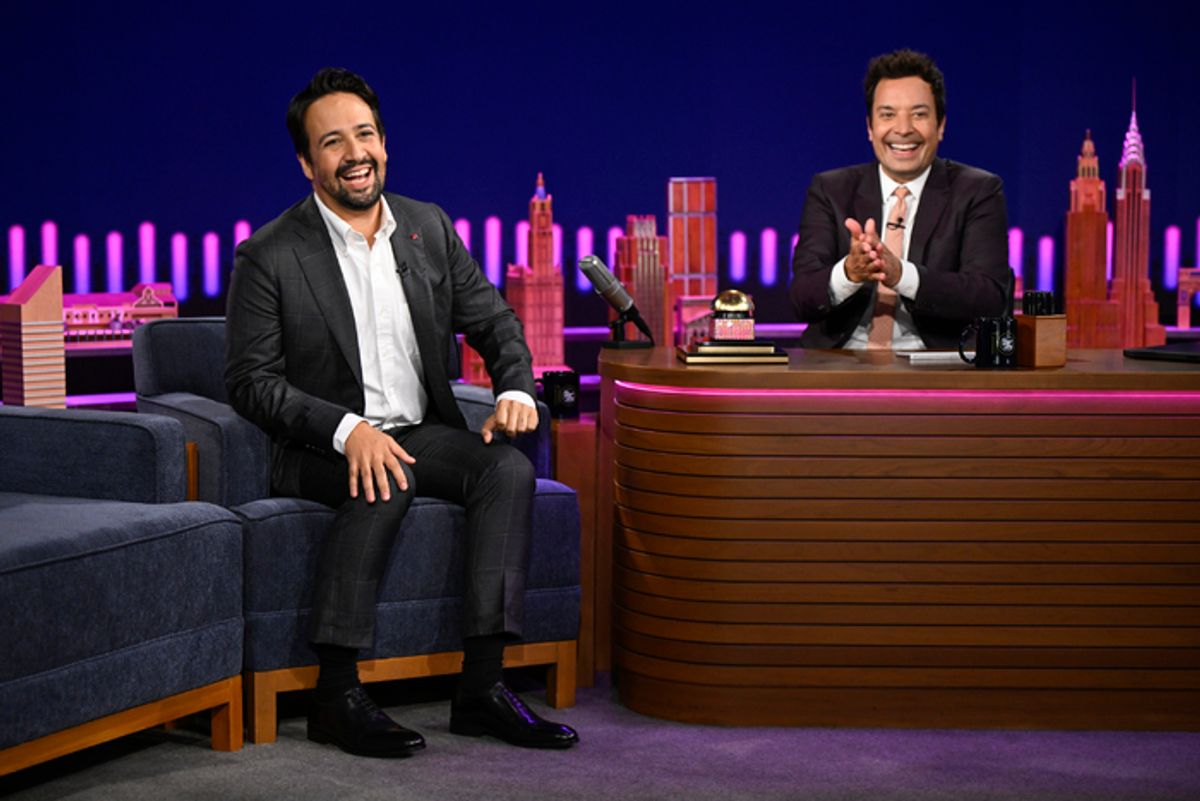 Jimmy Fallon, Lin-Manuel Miranda at 