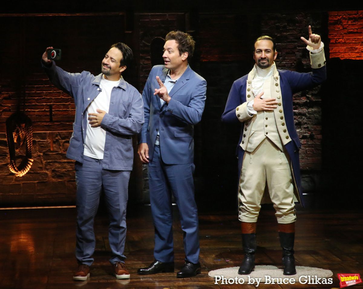Lin-Manuel Miranda and Jimmy Fallon at 