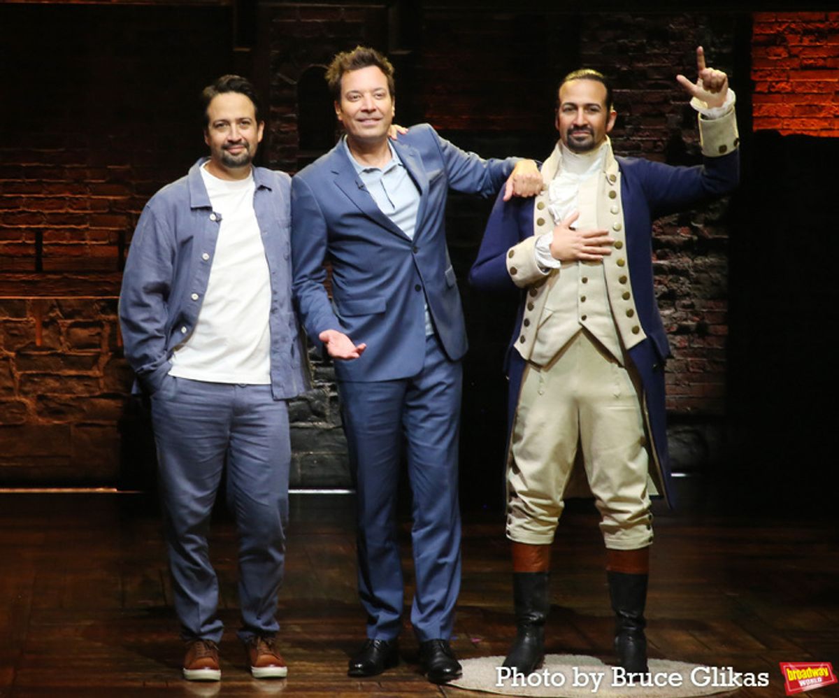Lin-Manuel Miranda and Jimmy Fallon at 