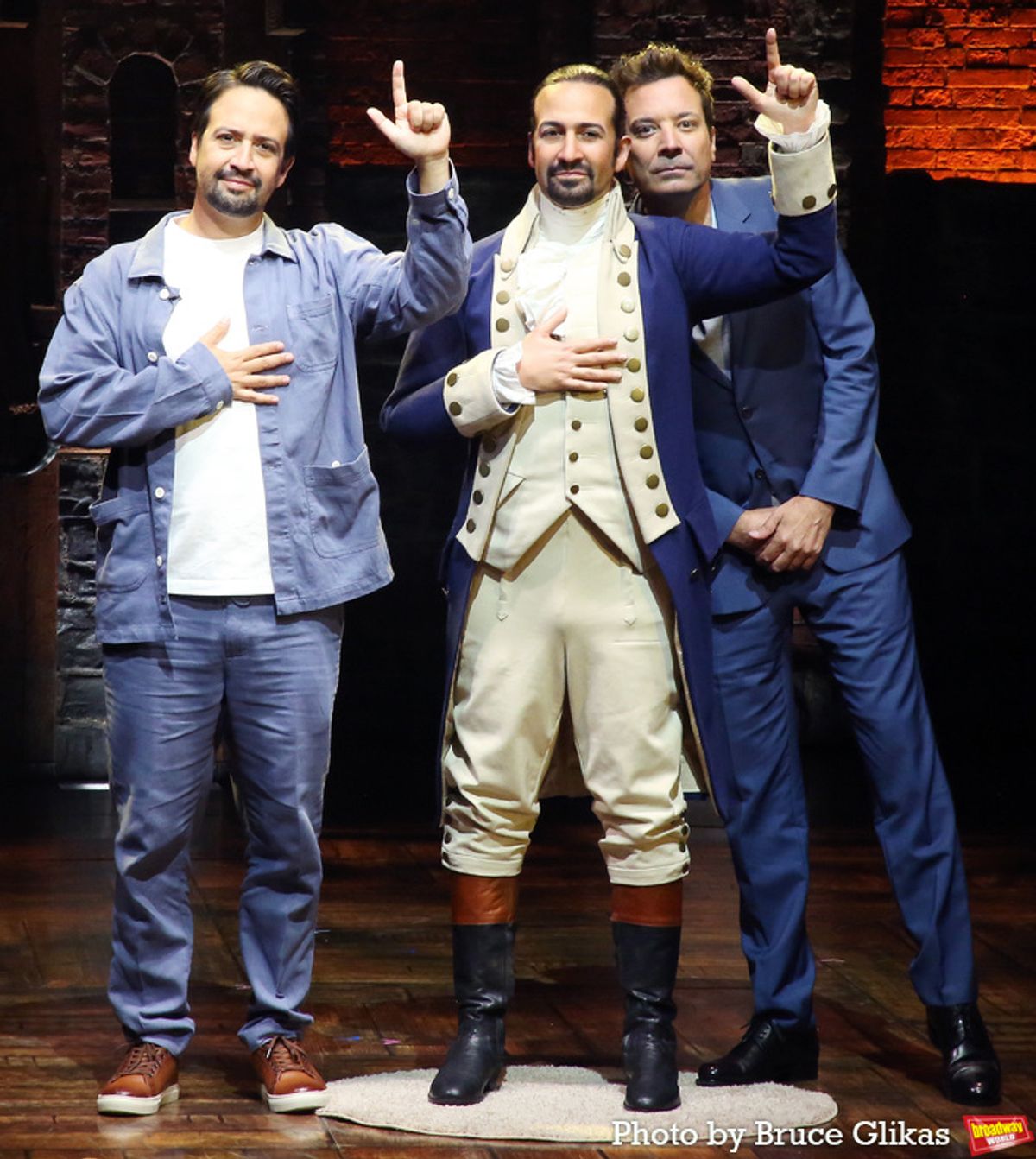 Lin-Manuel Miranda and Jimmy Fallon at 