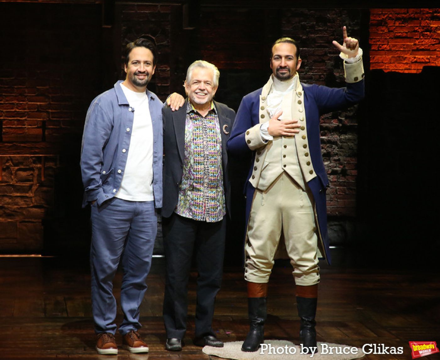 Photos: Lin-Manuel Miranda Poses With His New Wax Figure  Image
