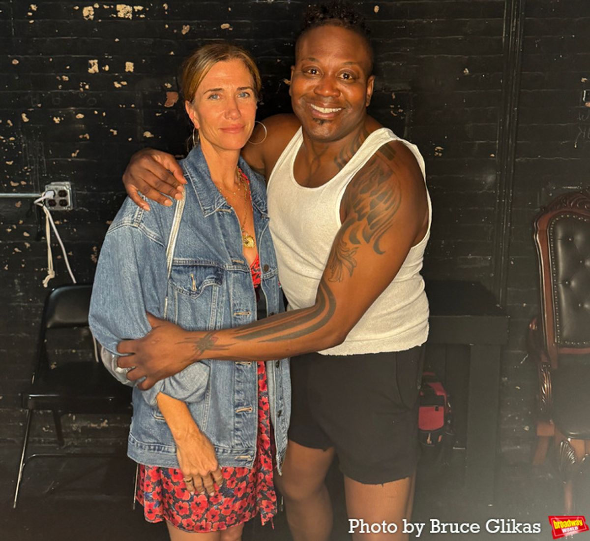 Kristen Wiig and Tituss Burgess at 