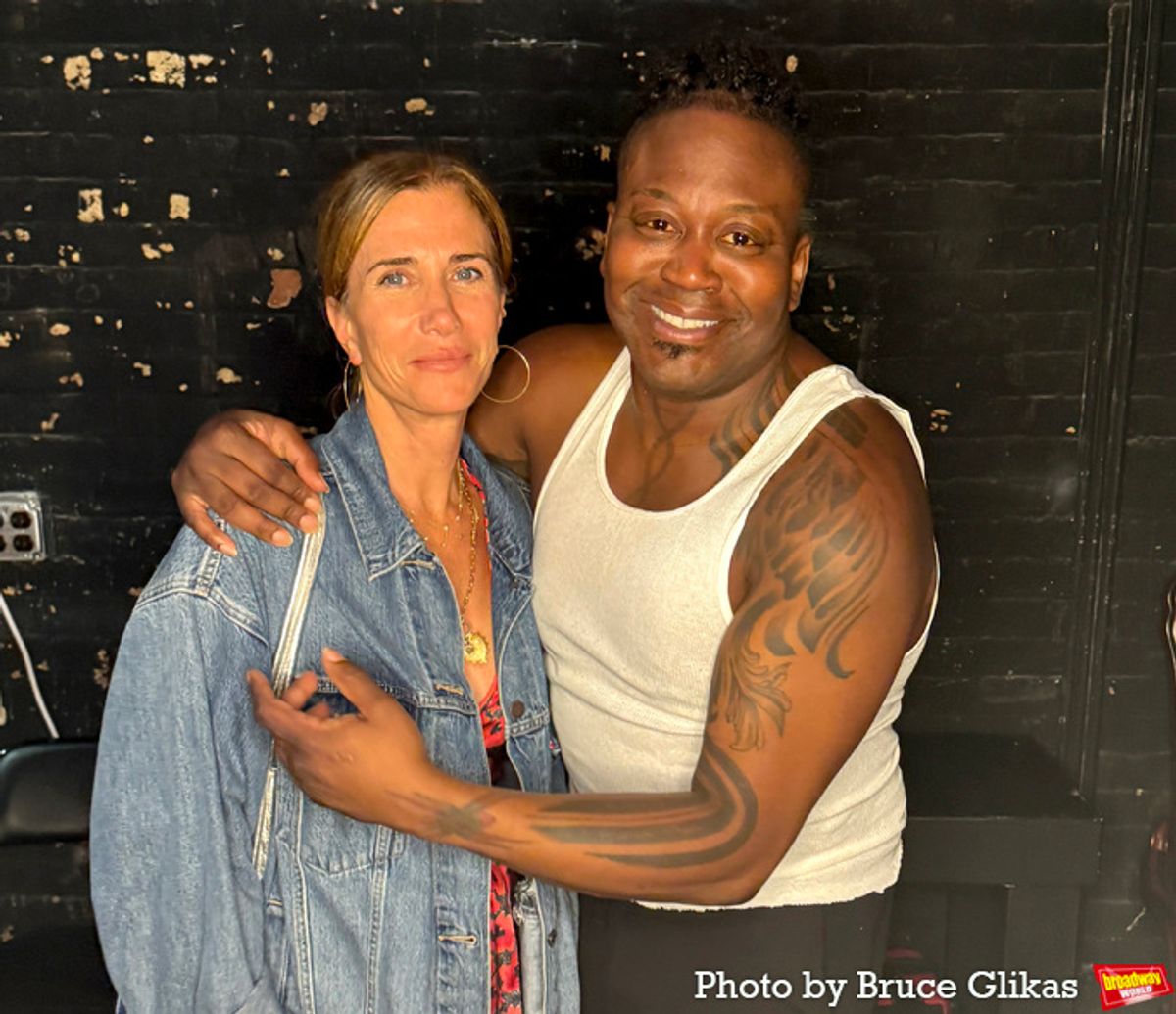 Kristen Wiig and Tituss Burgess at 