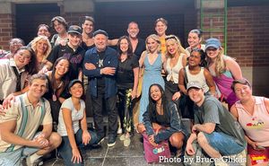 Billy Crystal & Janice Crystal pose with The Cast of "Heathers: The Musical" Photo