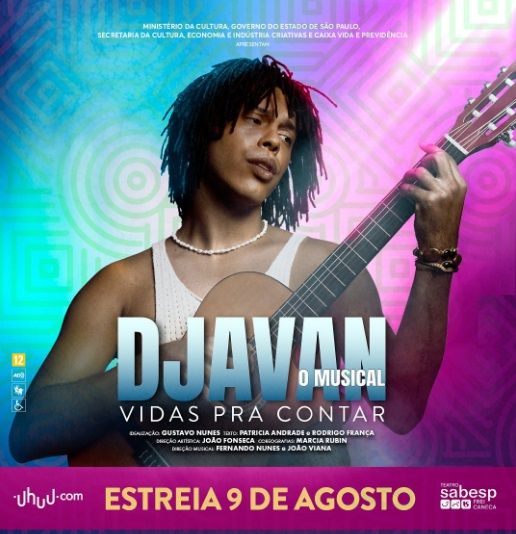 DJAVAN – O MUSICAL: VIDAS PRA CONTAR Opens in São Paulo Celebrating a Brazilian Music Legend  Image