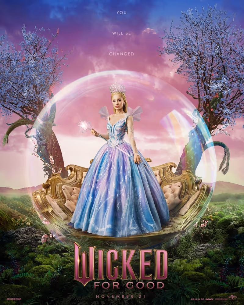 Photos: WICKED: FOR GOOD Debuts New Glinda and Elphaba Character Posters — photo 1 of 2