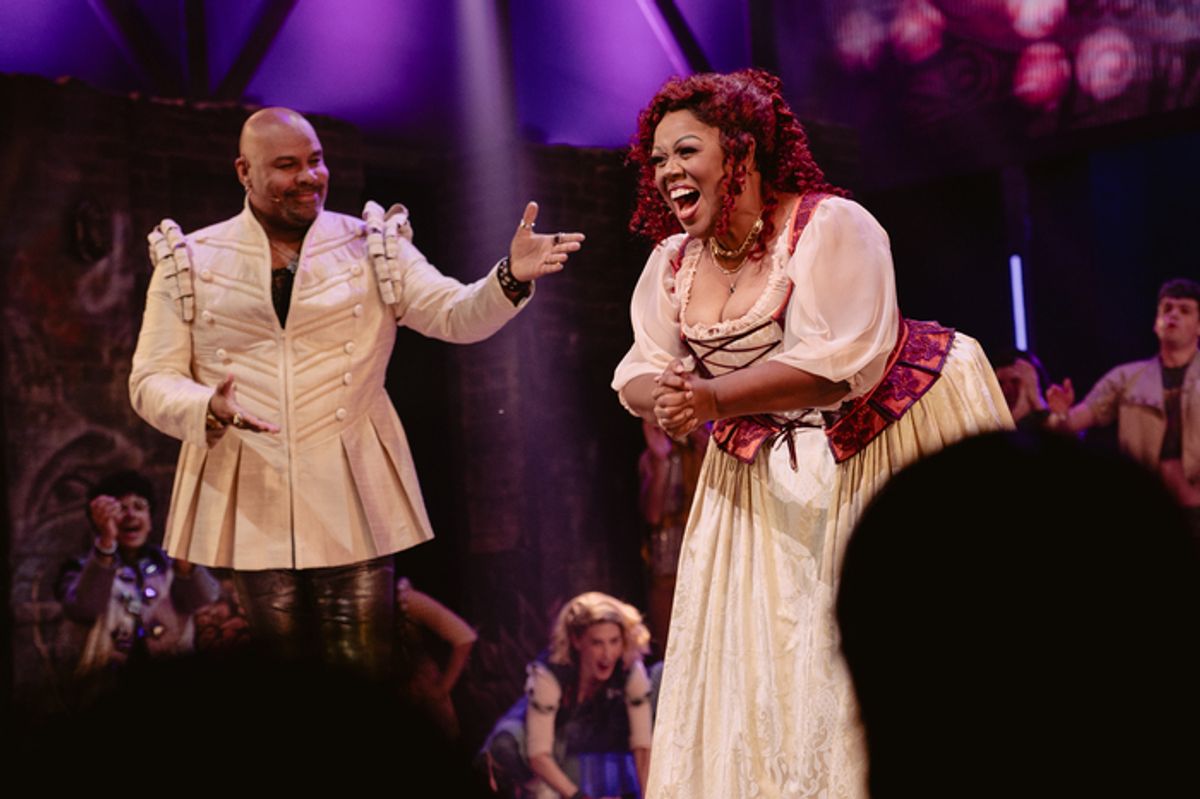James Monroe Iglehart and Cheryl Porter at 