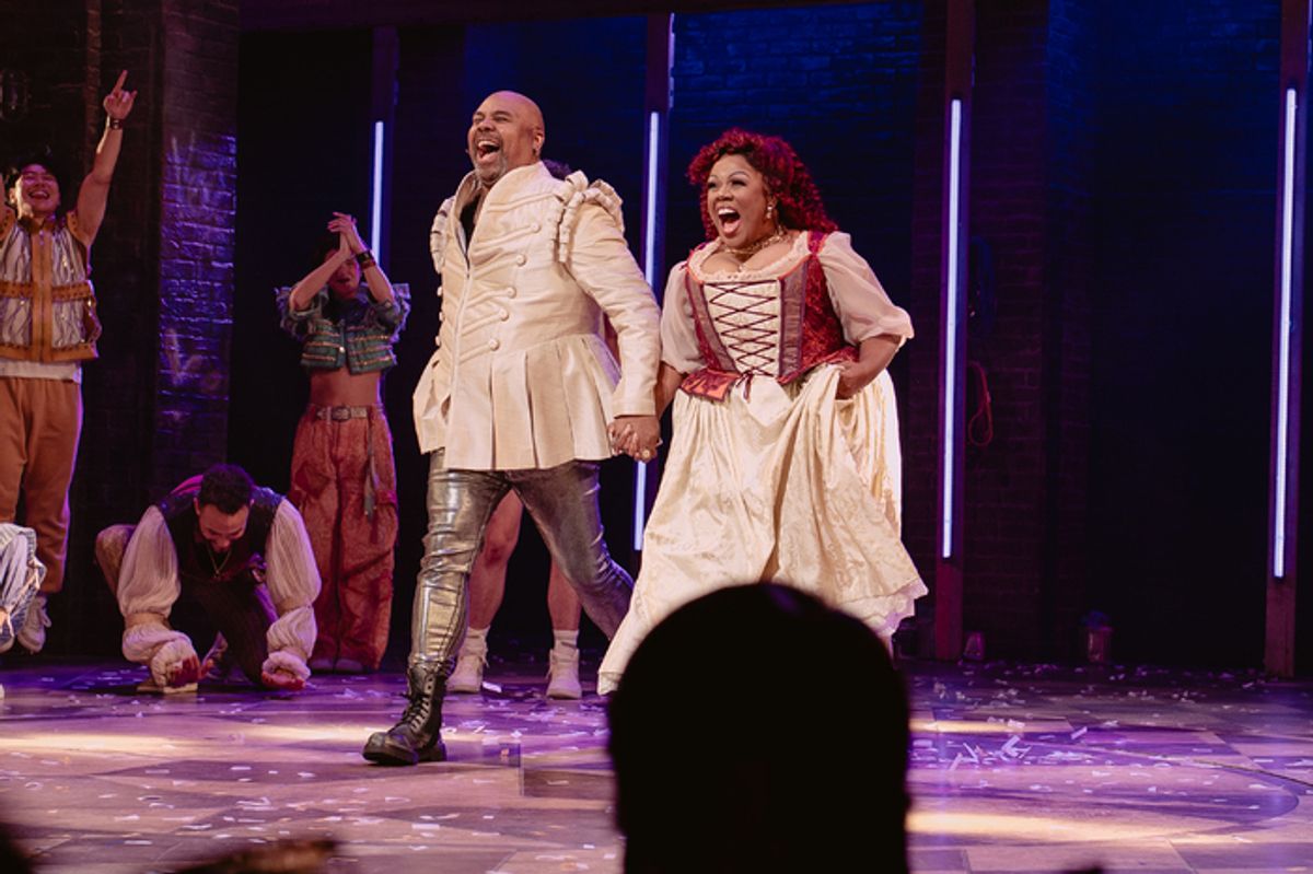 James Monroe Iglehart and Cheryl Porter at 