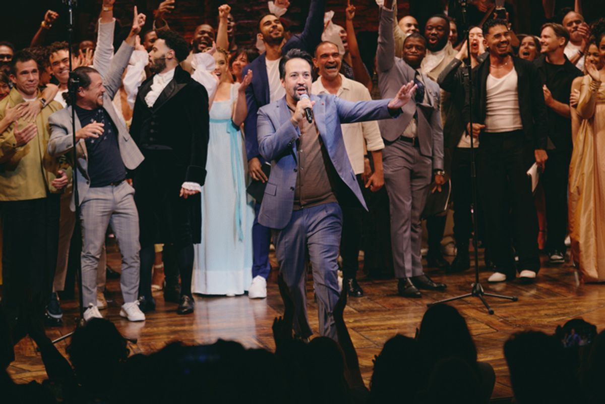Lin-Manuel Miranda, HAMILTON Cast and Alumni at 