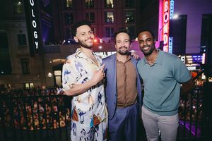 Trey Curtis, Lin-Manuel Miranda, and Jared Dixon @ BroadwayWorld Trey Curtis, Lin-Manuel Miranda, and Jared Dixon Photo