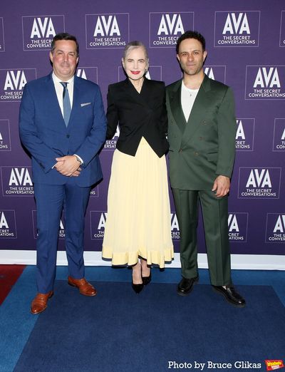 Chris Thorn, Elizabeth McGovern and Aaron Costa Ganis Photo