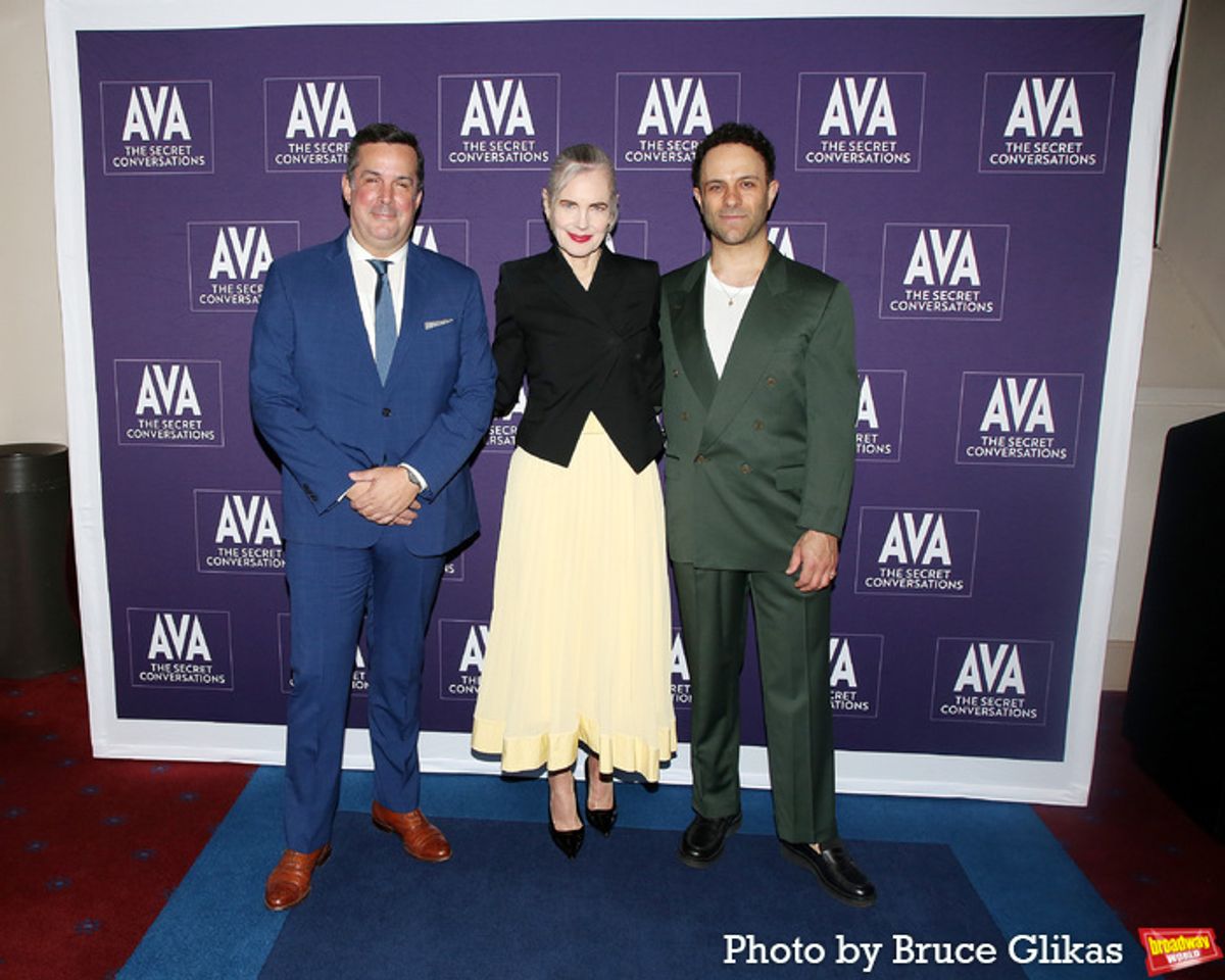 Chris Thorn, Elizabeth McGovern and Aaron Costa Ganis at 